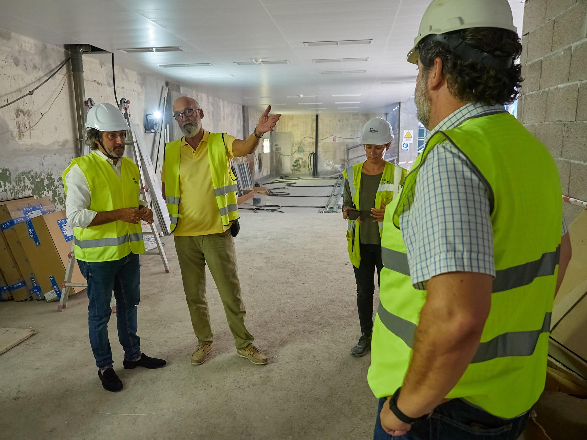 Obras de rehabilitación del edificio de servicios administrativos del Parlamento de Canarias