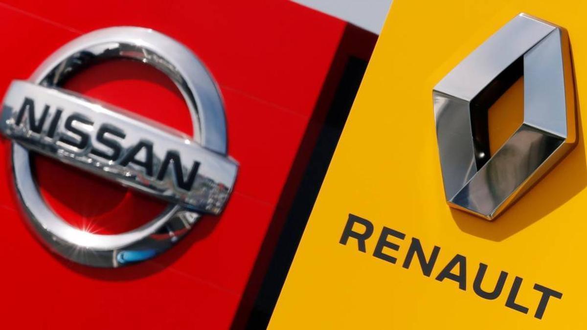 Logotipos de Renault y Nissan.