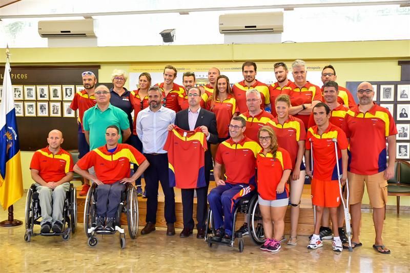 Entrenamiento en el Metropole para los Paralímpico