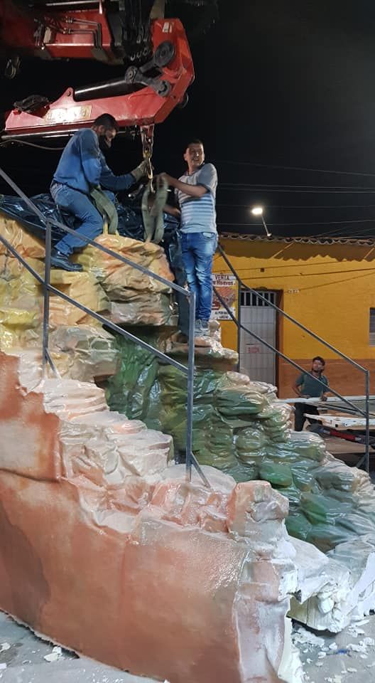 La "plantà" de una falla permanente en Curití, Colombia