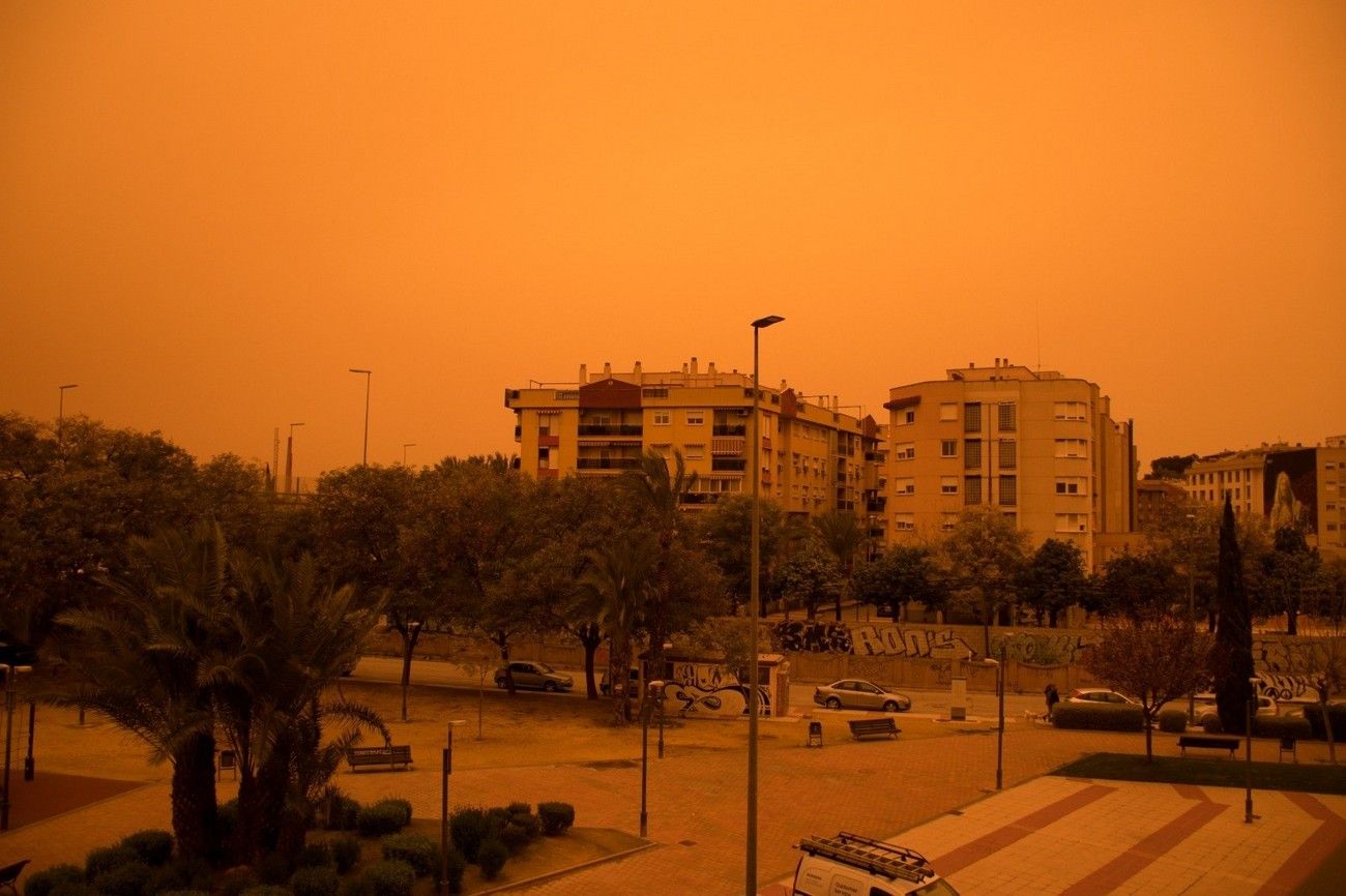 La calima golpea la Península