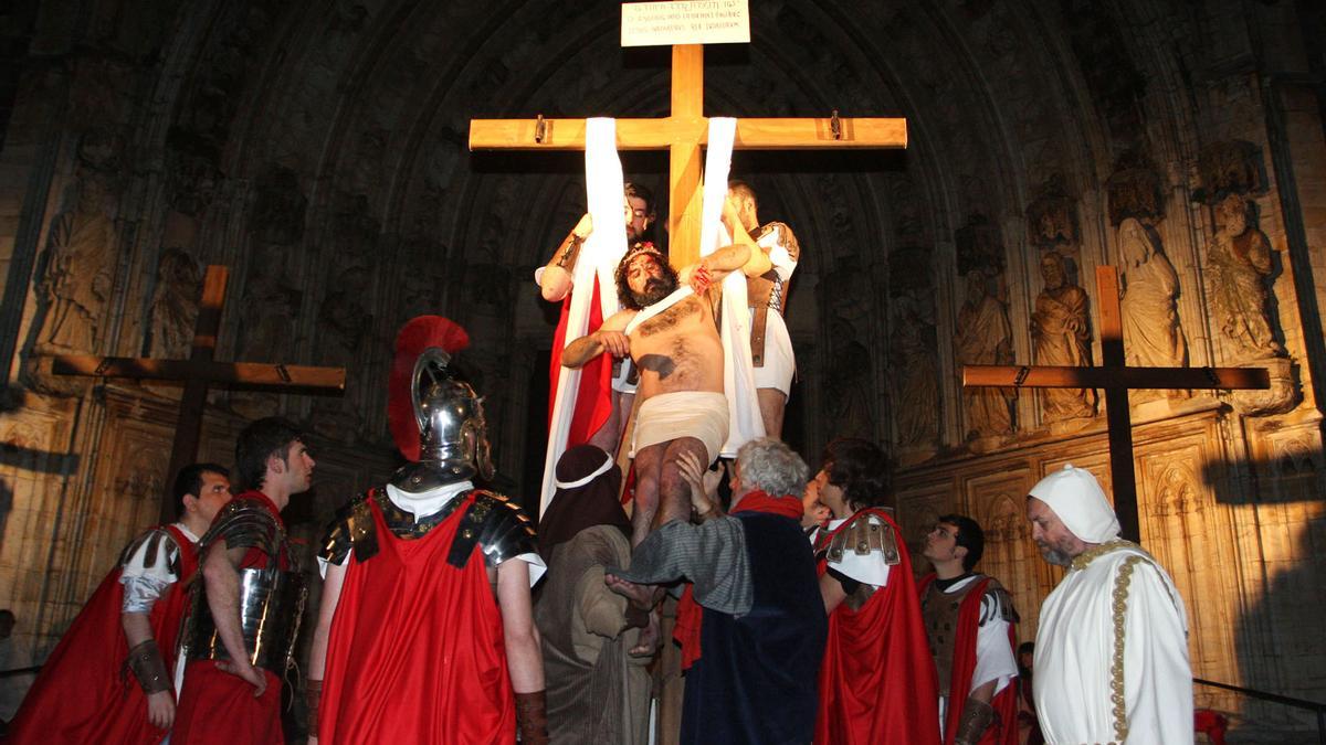 El Via Crucis de Castelló, en una imatge d'arxiu.