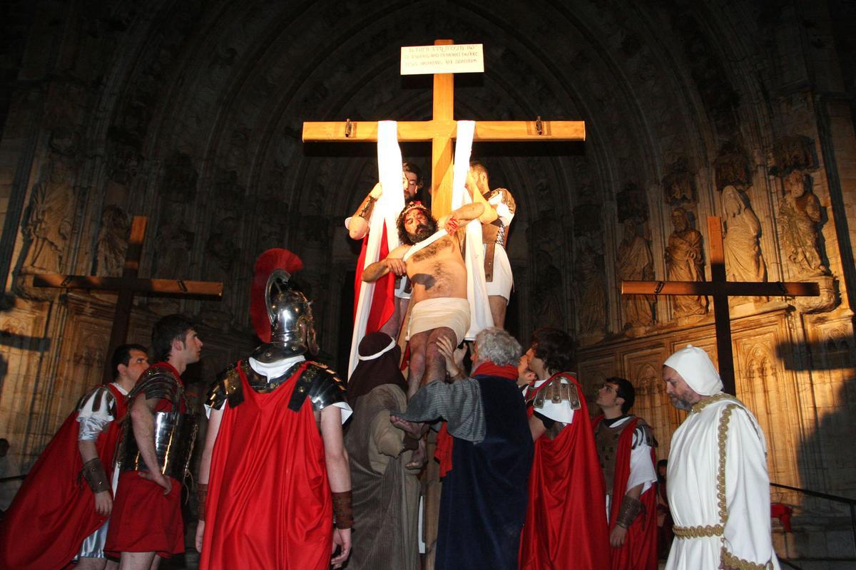 El Via Crucis de Castelló, en una imatge d'arxiu.