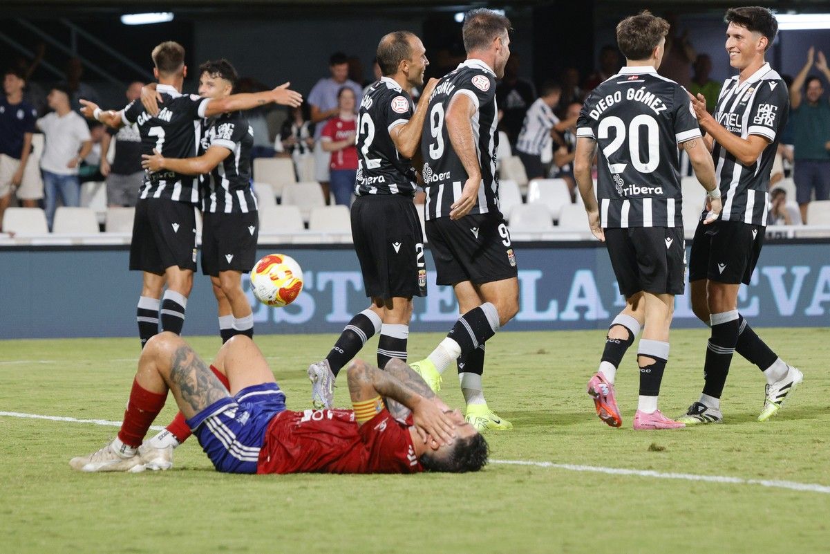 La victoria del FC Cartagena sobre el Tarazona, en imágenes