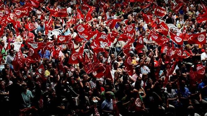 Asamblea en Valencia como acto previo a la huelga.