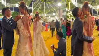 "Sí quiero": La viral pedida de matrimonio en la Feria de Abril 2024