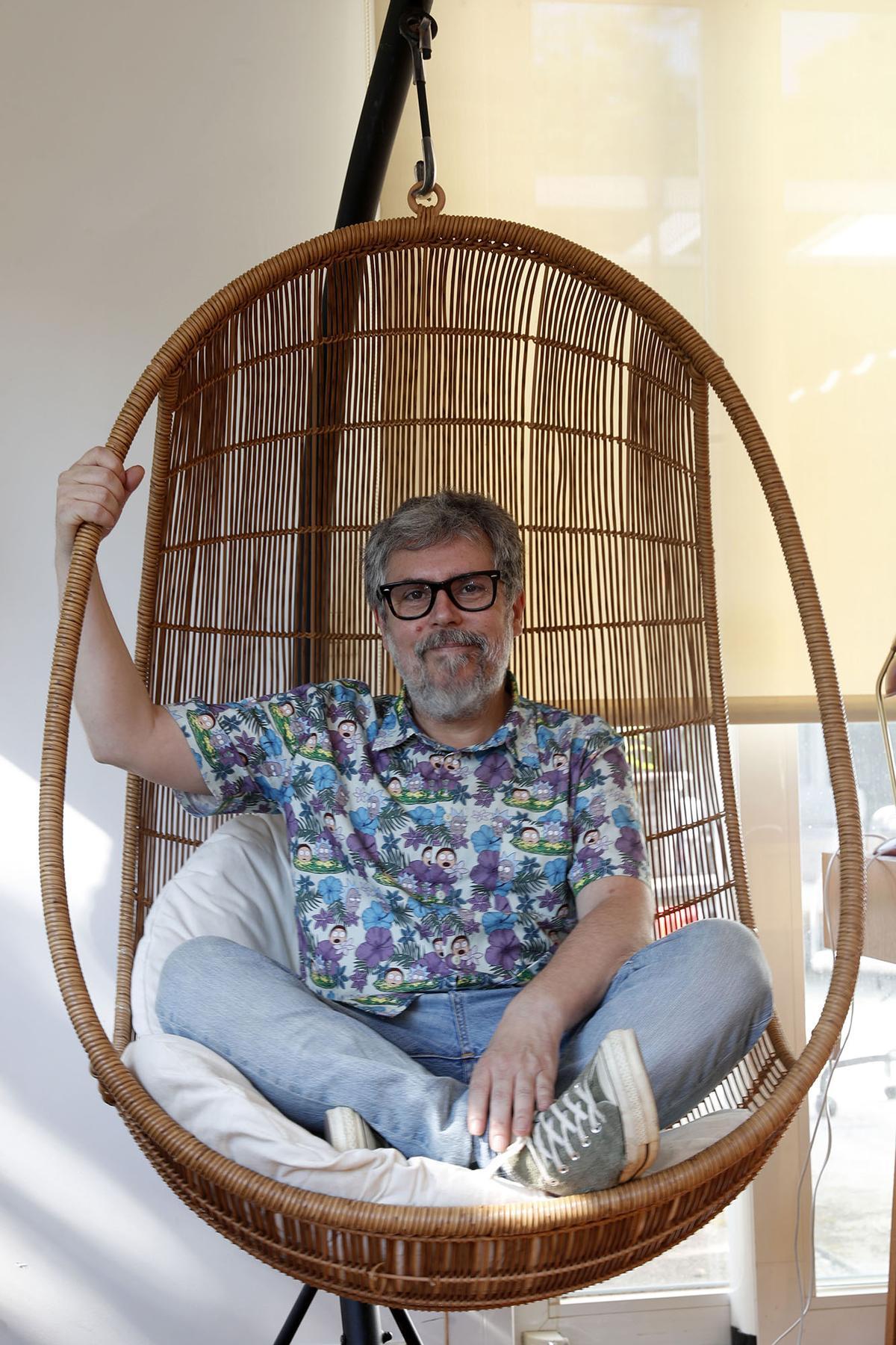 Iván Ferreiro en su nido de Gondomar