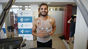 Douglas empezó la pretemporada con el Barça con el resto de la plantilla