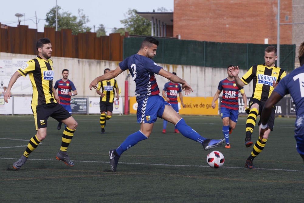 Les imatges del Llagostera - Portugalete (2-0)