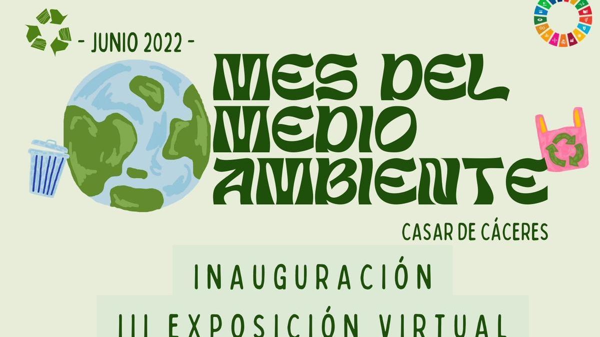 Cartelería del Mes del Medio Ambiente en Casar de Cáceres.