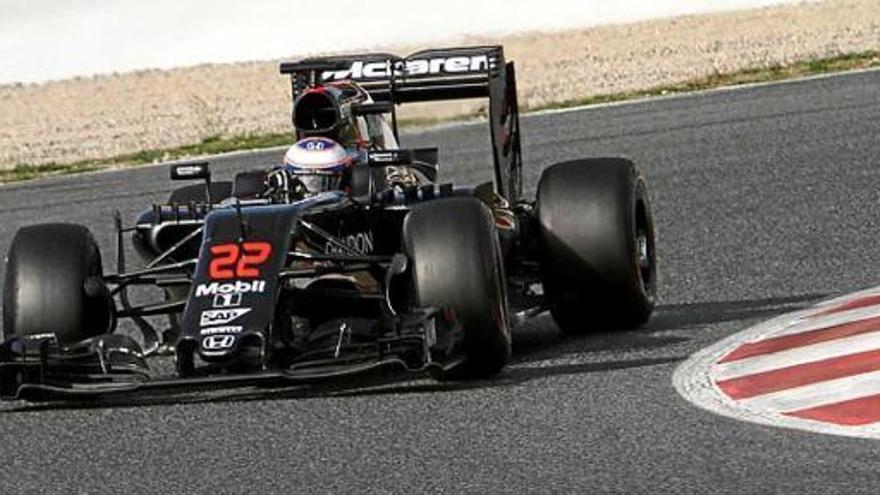 El McLaren de Button pot rodar poc a Montmeló