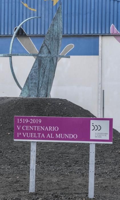 LAS PALMAS DE GRAN CANARIA. Monumento a la circunnavegación y nuevo muelle Elcano  | 12/11/2019 | Fotógrafo: José Pérez Curbelo