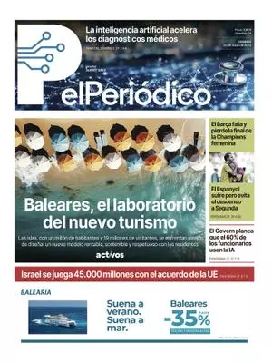 La portada de EL PERIÓDICO del 25 de mayo de 2025