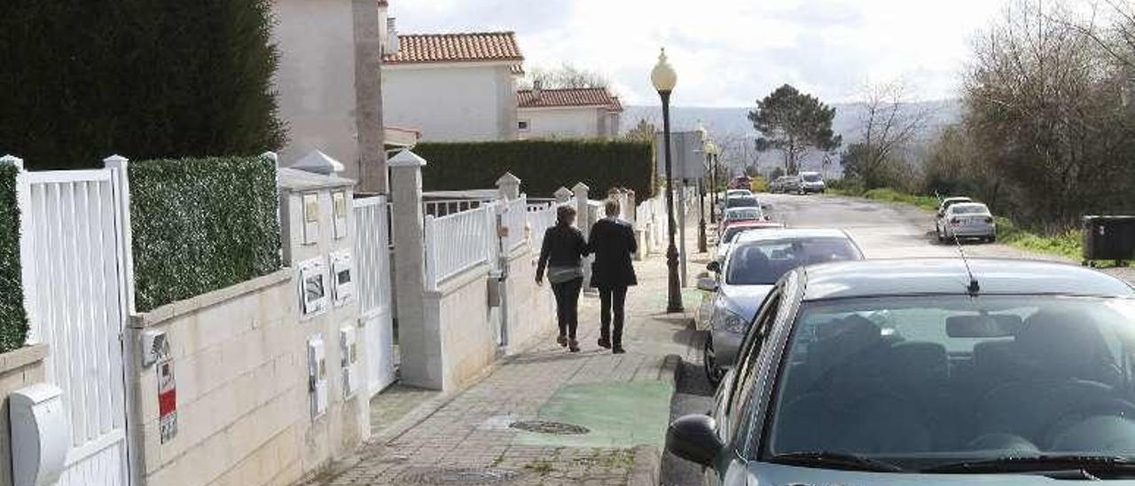 Vista parcial de la urbanización de Monterrei en Pereiro de Aguiar afectada por los últimos robos. // Iñaki Osorio