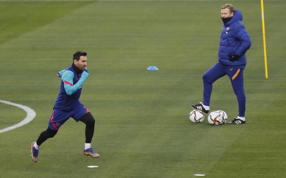 Koeman: «Tenim esperances que Messi hi pugui ser»