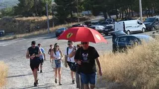 Juslibol se convierte en el balcón natural de Zaragoza para observar el eclipse