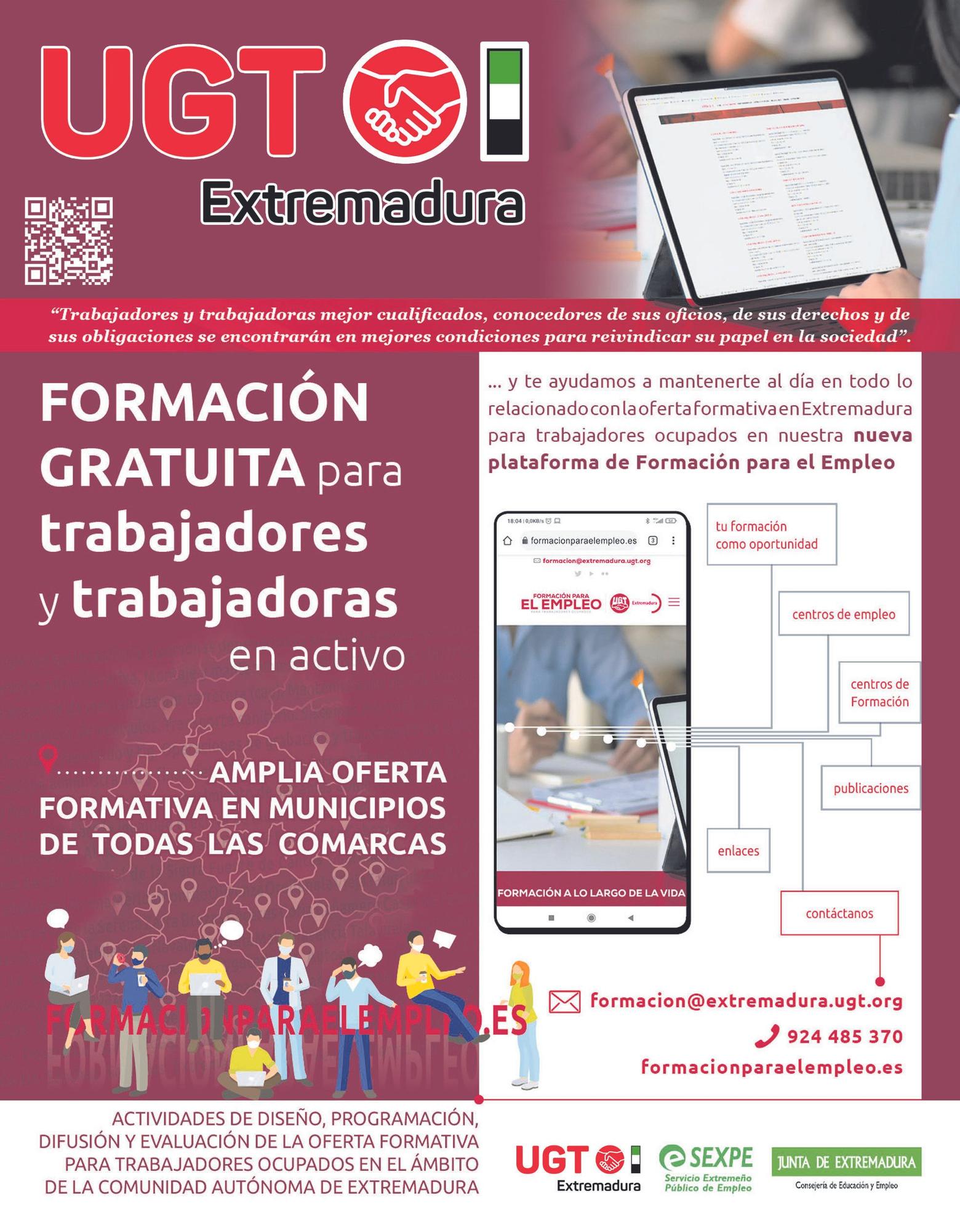 Cualifícate con la formación gratuita para trabajadores y trabajadoras en  activo! - El Periódico Extremadura