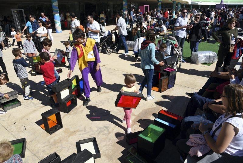 Inauguración de Río y Juego, espacio infantil de las fiestas