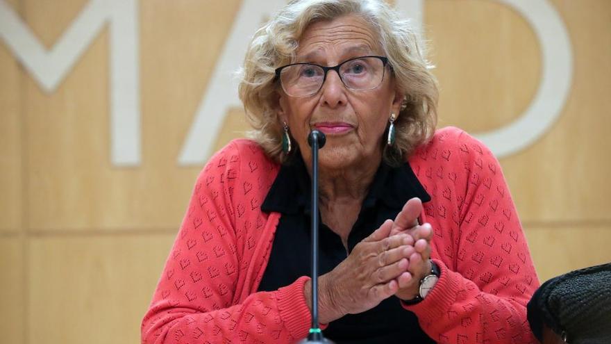 Manuela Carmena, en un acto en Madrid