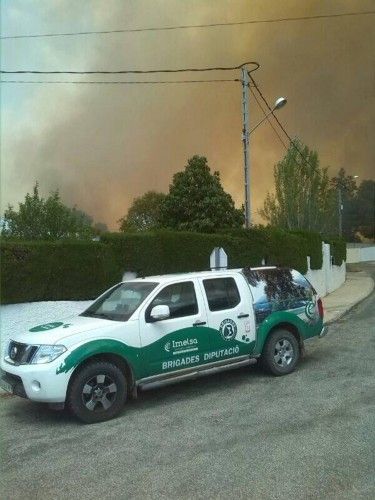 Incendio en Calicanto