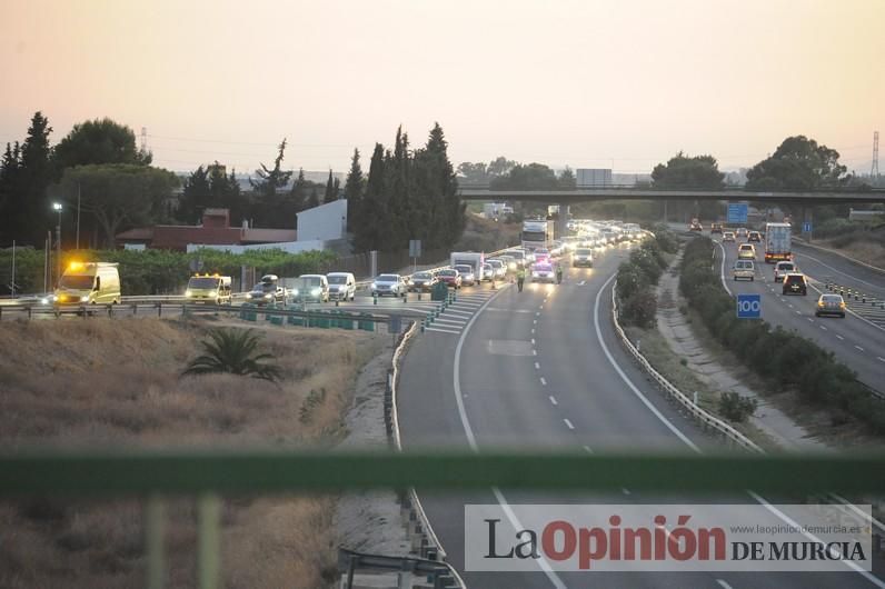 Grave accidente en Sangonera la Seca