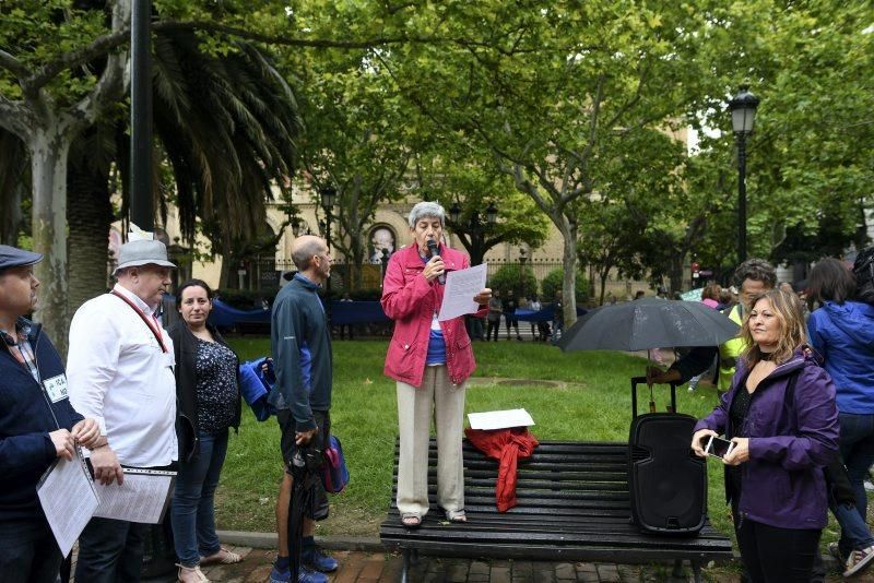 Manifestación contra el ICA en Zaragoza