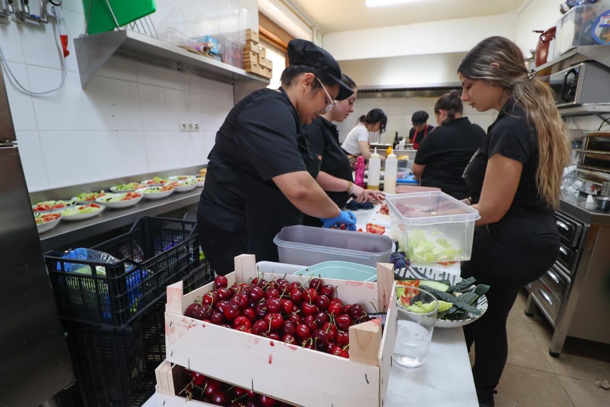 La cereza, la reina de los platos de estas jornadas.