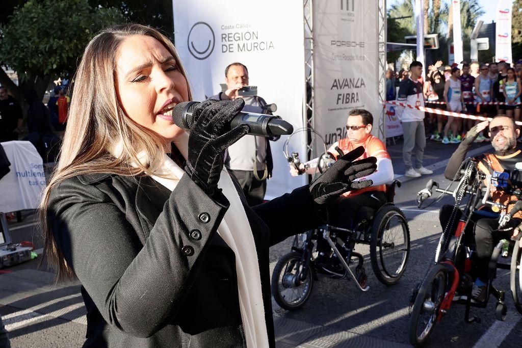 Las mejores imágenes de la TotalEnergies Maratón Murcia Costa Cálida
