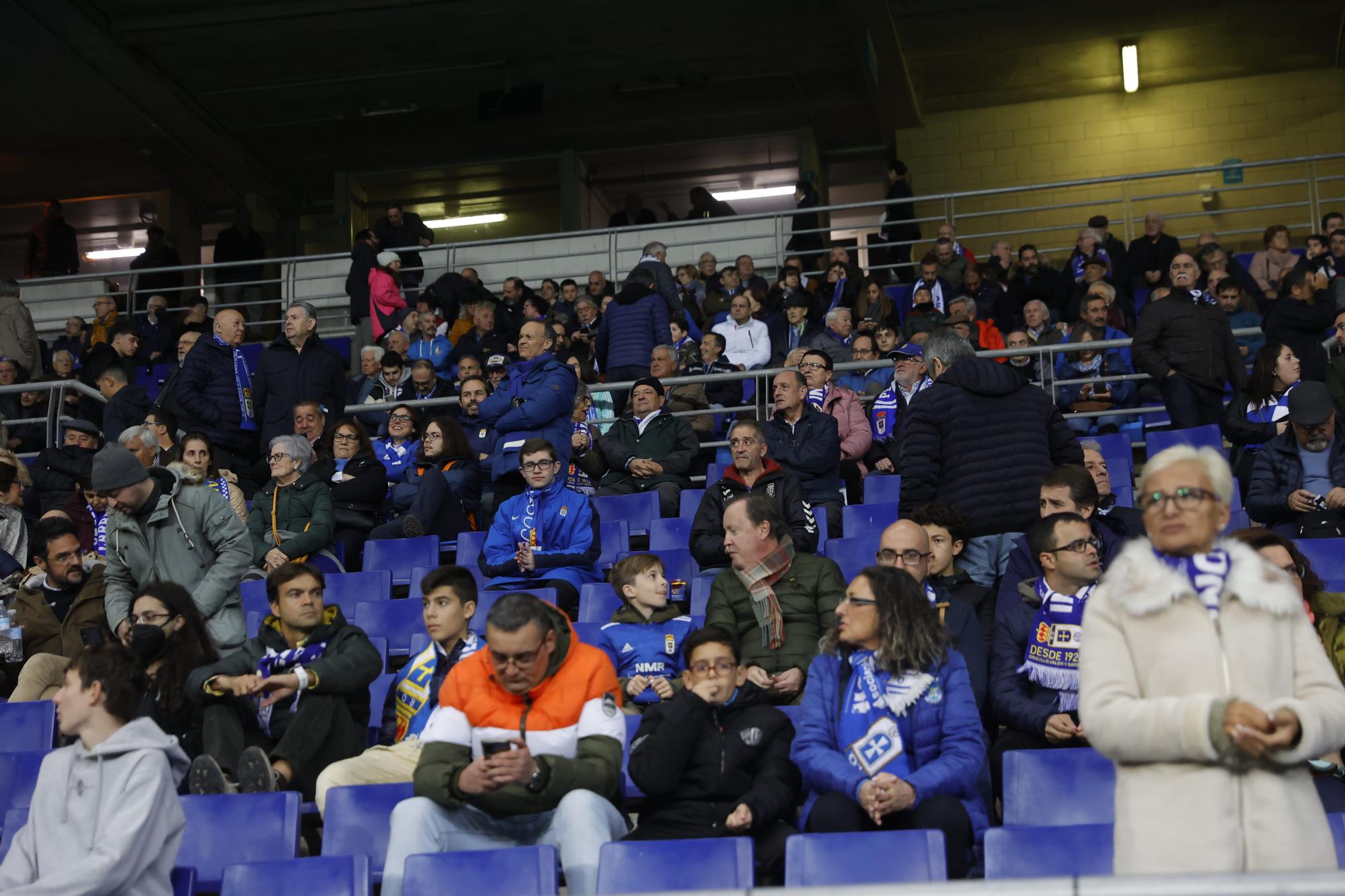 EN IMÁGENES: El Oviedo gana en casa por 1-0 frente al Mirandés