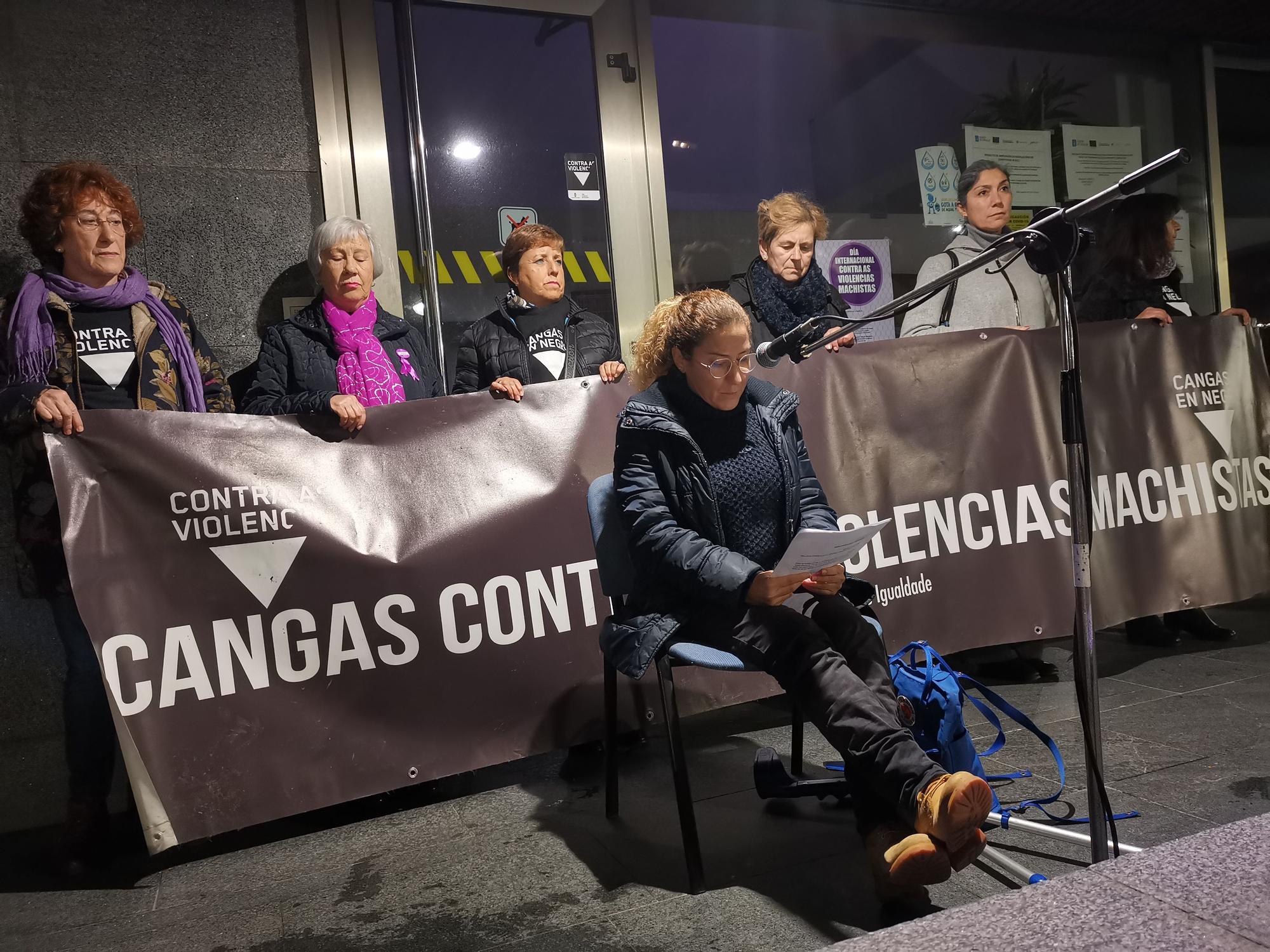 La celebración del Día Internacional contra las Violencias Machistas en Cangas