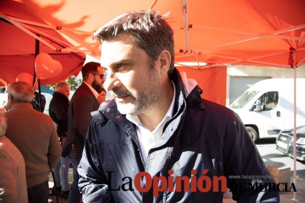 Joaquín López visita Calasparra junto al alcalde J