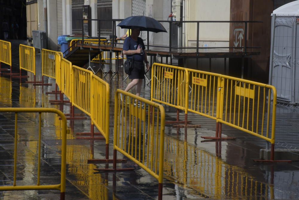 La tronada, ajornada per la pluja