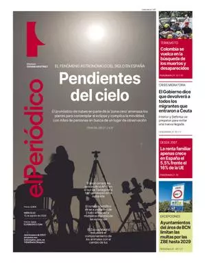 La portada de EL PERIÓDICO del 12 de agosto de 2026