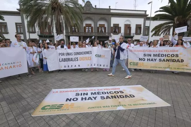 Huelga de médicos en Las Palmas de Gran Canaria
