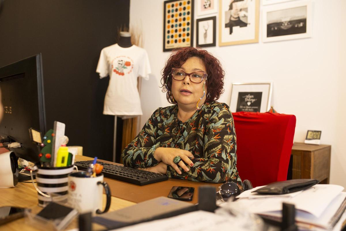 Paqui Campos, presidenta de la Asociación de Empresarios del Comercio de Cáceres (AECA).
