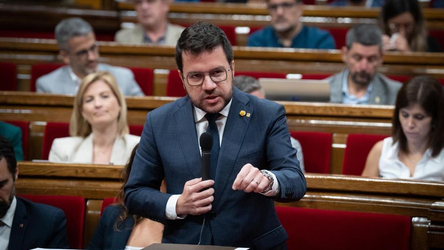 Aragonès exigeix a Sánchez fixar les bases per a un referèndum a Catalunya abans del 2027