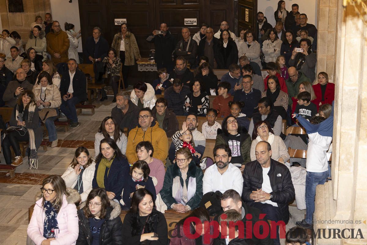 Así ha sido el concierto de Navidad protagonizado por los coros escolares de Caravaca en la Basílica de la Vera Cruz