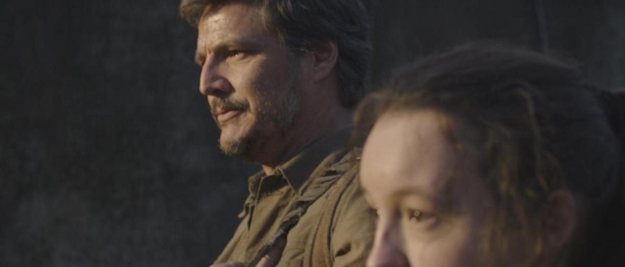 Pedro Pascal (Joel) y Bella Ramsey (Ellie) en ’The last of us’.