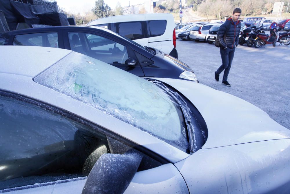 Glaçada a la ciutat de Girona