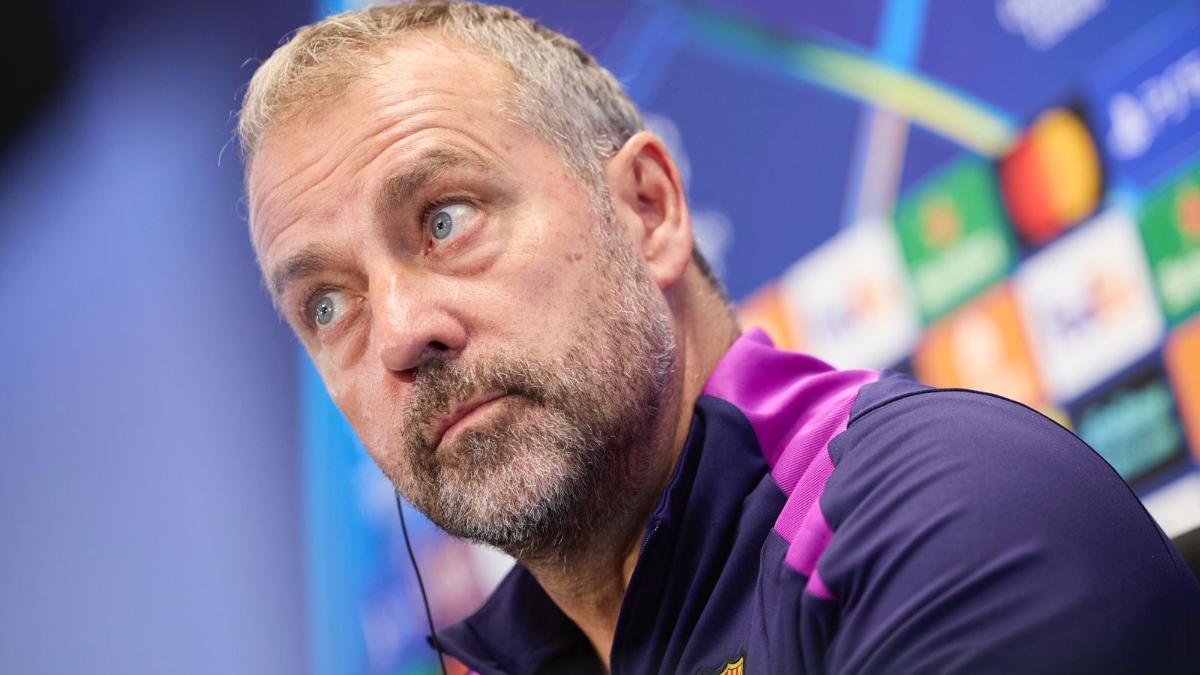 Flick, en una imagen en rueda de prensa