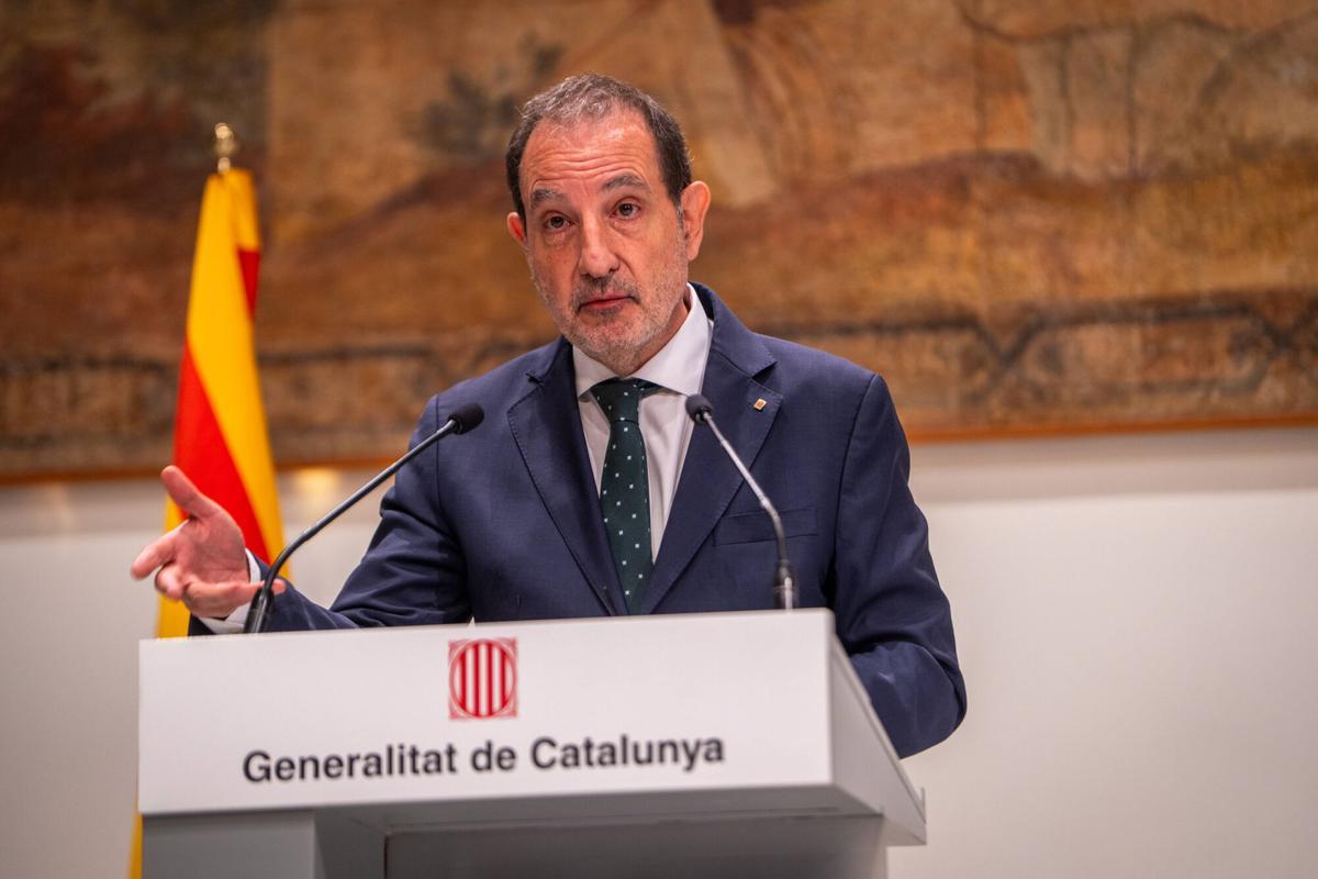 El conseller de Justícia i Qualitat Democràtica, Ramon Espadaler.