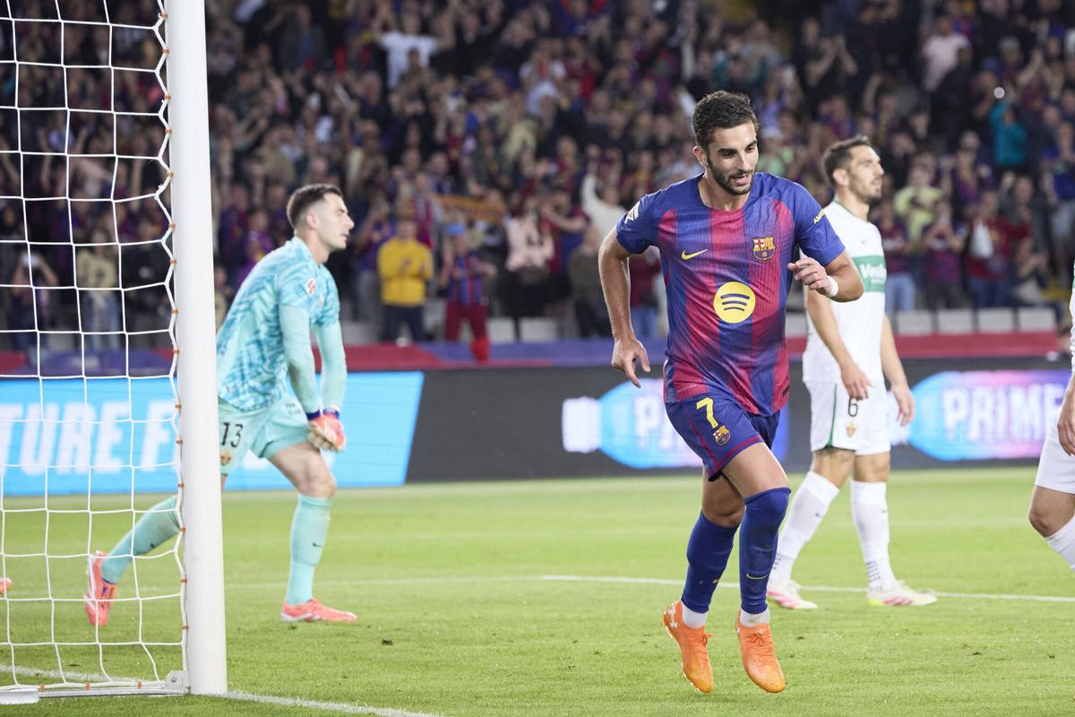 Ferran, uno de los goleadores de la noche