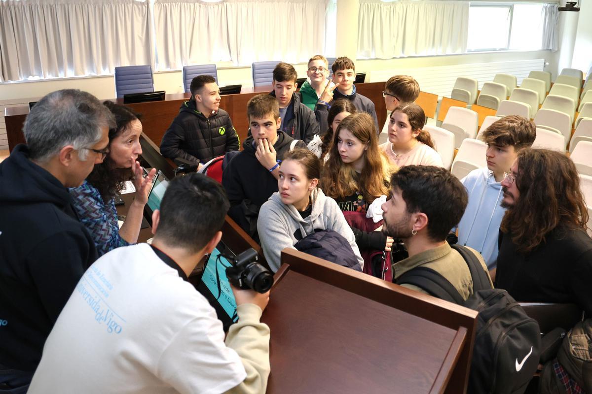 La directora de la escuela, durante la jornada de formación.