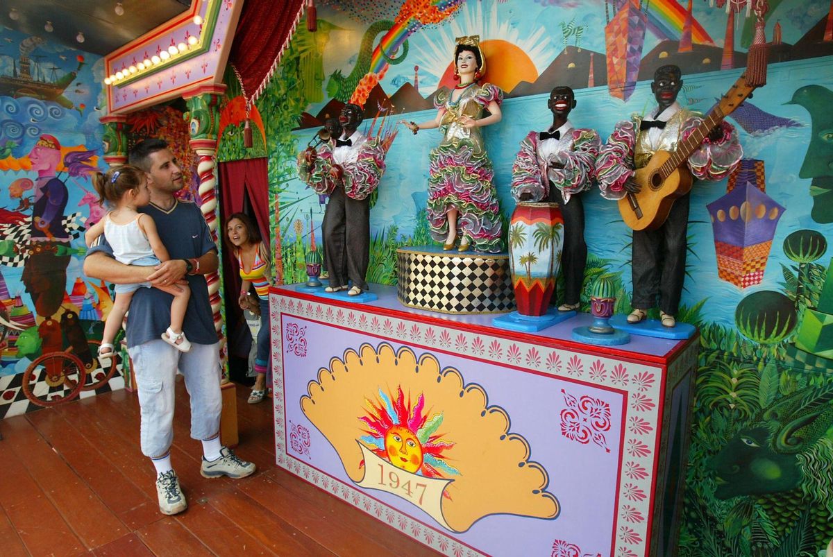 Teatrillo en el Museo de Autómatas del Tibidabo, en una imagen de archivo