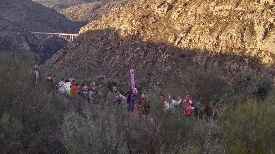 Marcha en Villadepera organizada por la Asociación Fuente Beber