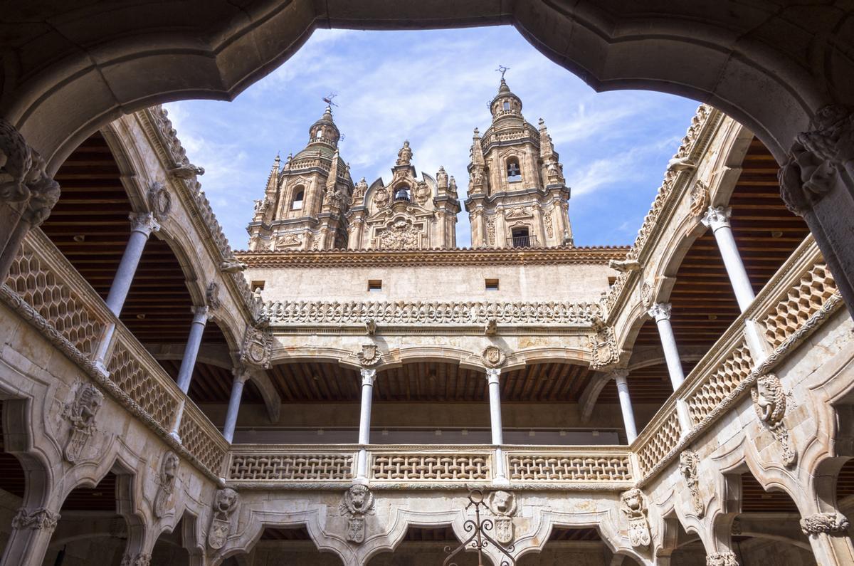 Universidad Pontificia vista desde Casa de las conchas