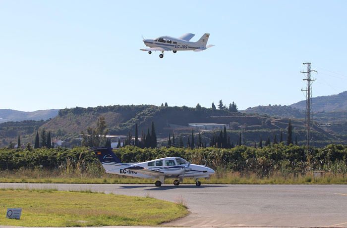 Así es en el aeródromo de la Axarquía