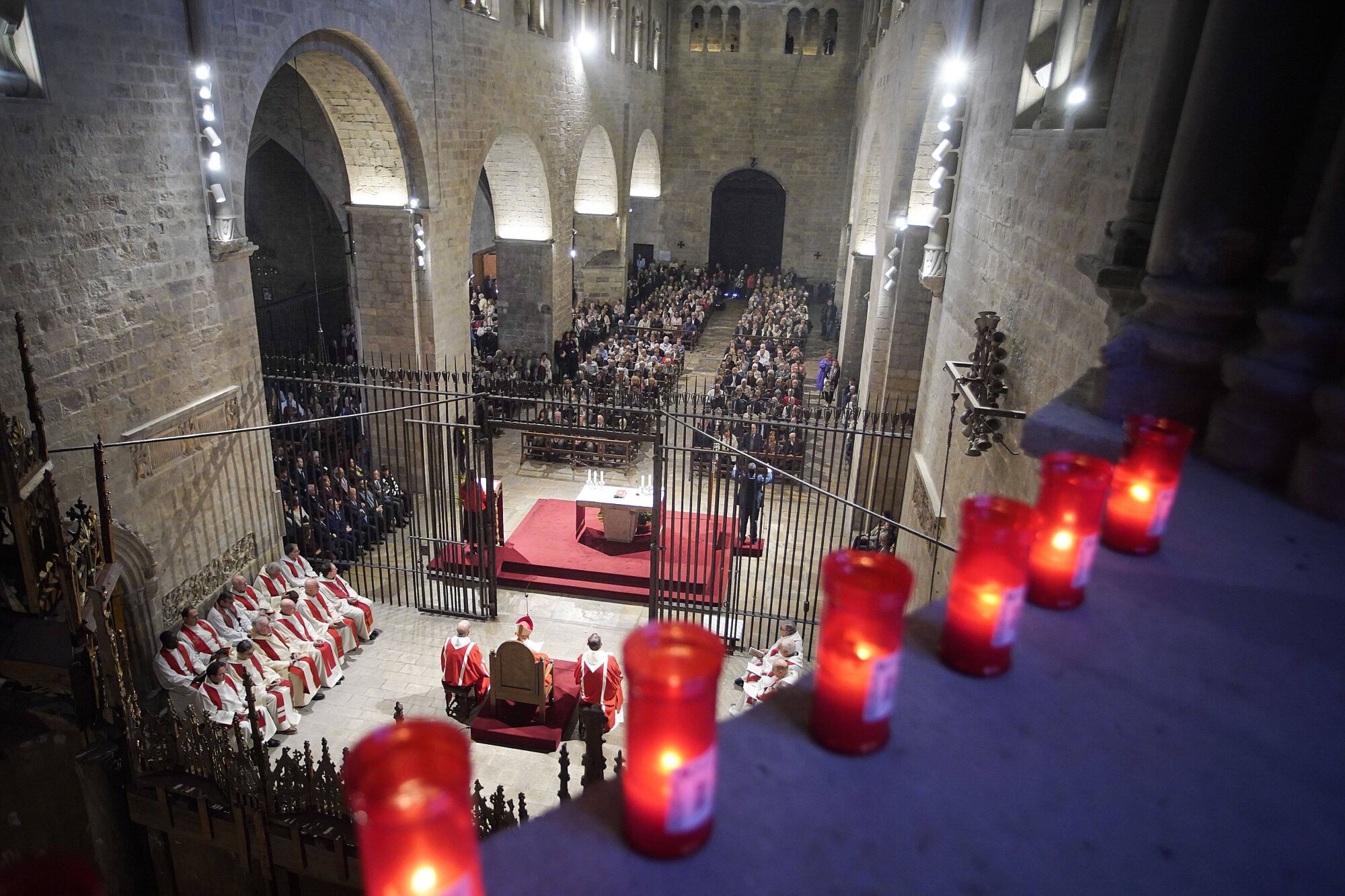Girona Basílica de Sant Feliu missa de Sant Narcís El Bisbe de Girona evoca Sant Narcís per combatre "la guerra, la fam i la manca d'una vida digna"