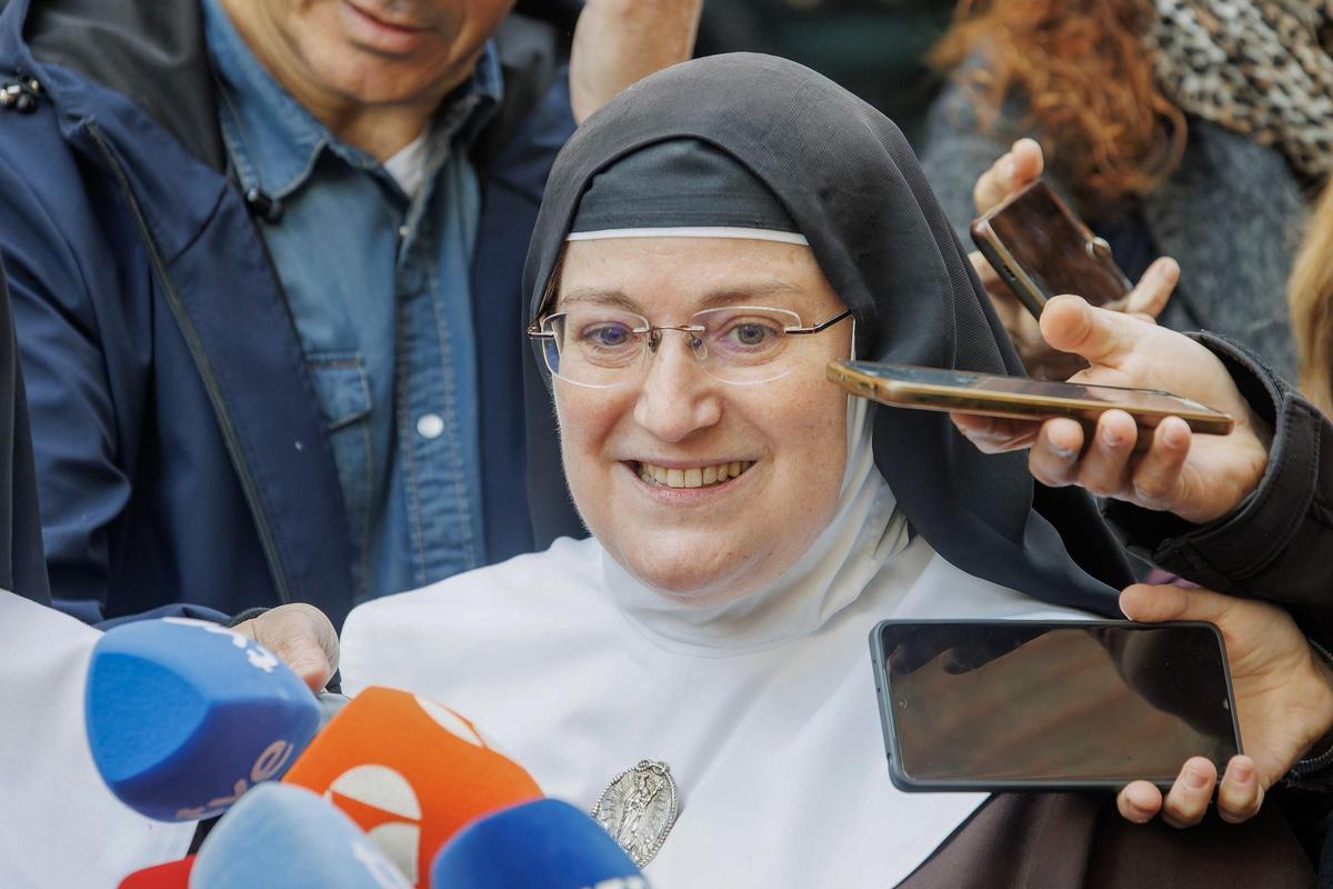 La exabadesa del monasterio de Belorado.