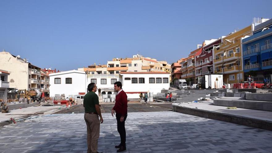 El Alcalde visitó las obras de reforma de la plaza de La Vigilia que serán sostenibles con el entorno